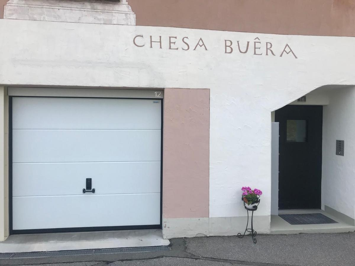 Ferienwohnung Chesa Buera Bever Exterior foto